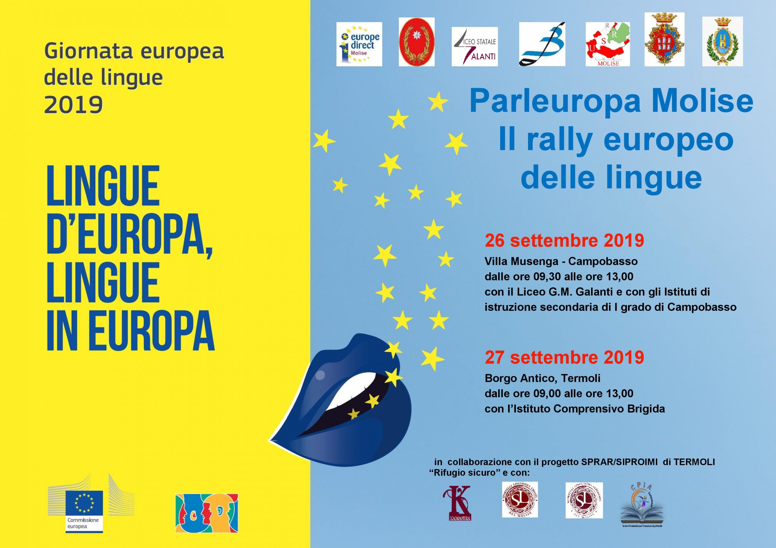 Al momento stai visualizzando I.C. BRIGIDA nel Parleuropa Molise 2019 – il rally delle lingue nella giornata del Friday for Future