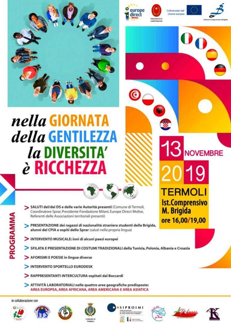 Scopri di più sull'articolo A spasso tra cibo, colori e tradizioni nella giornata mondiale della gentilezza