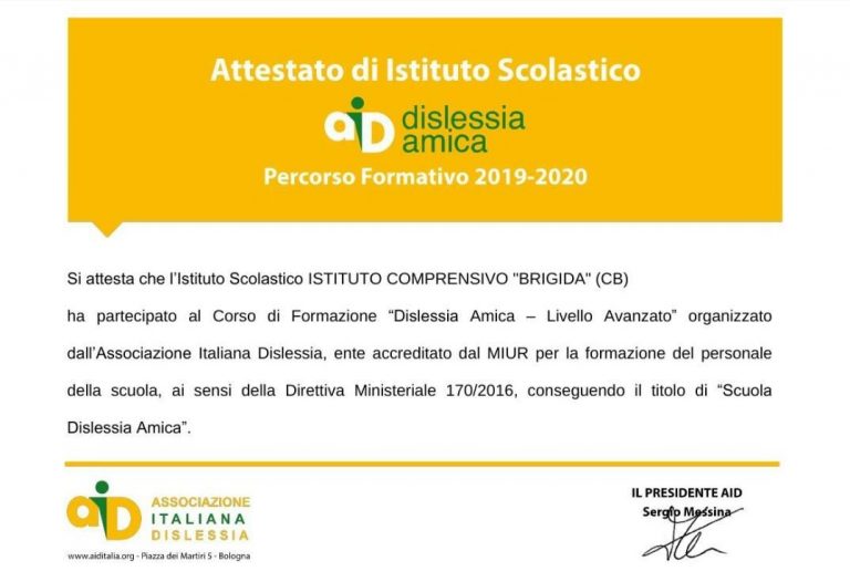 Scopri di più sull'articolo Scuola Amica della Dislessia