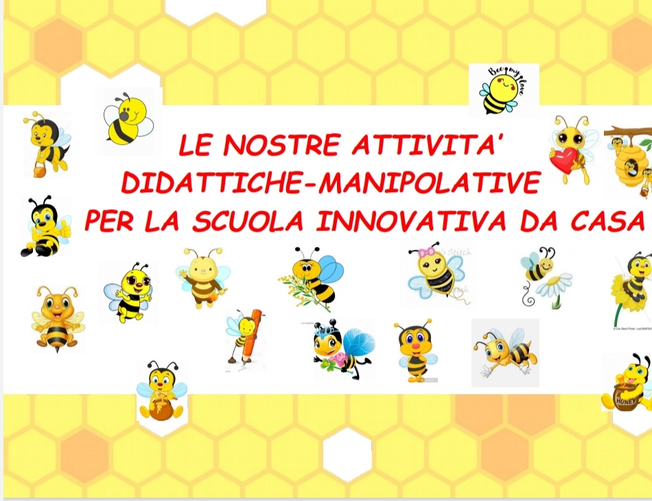 Al momento stai visualizzando LE NOSTRE ATTIVITA’ DIDATTICHE-MANIPOLATIVE, PER LA SCUOLA INNOVATIVA DA CASA.