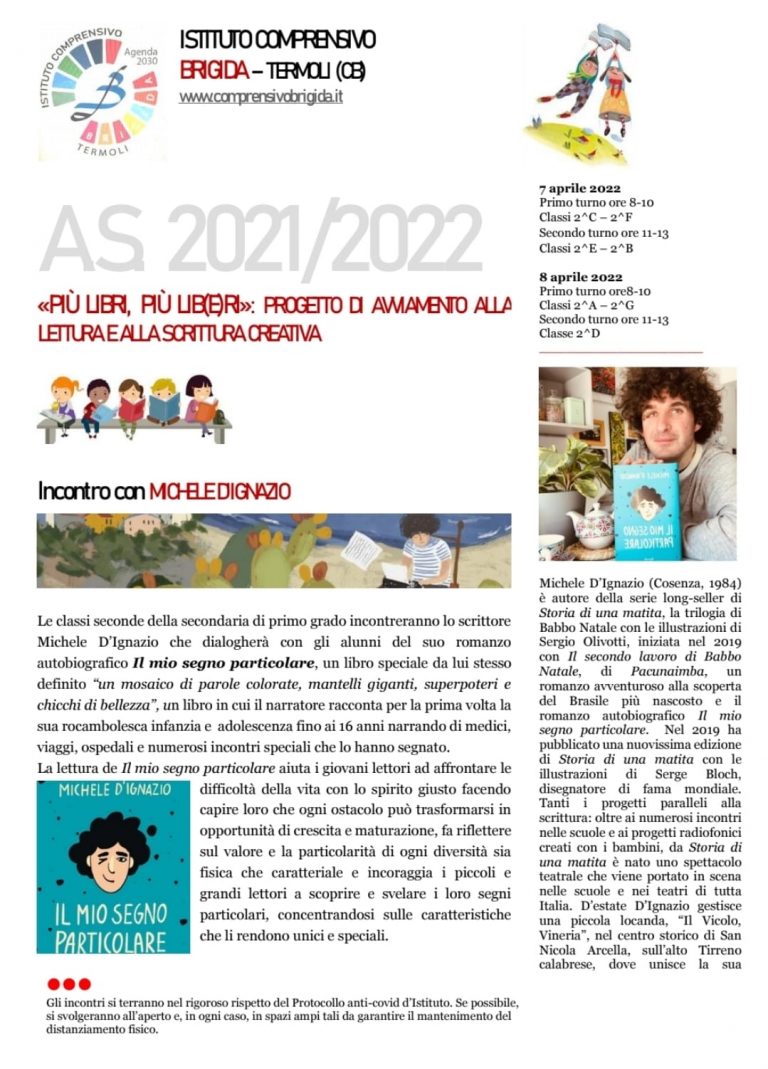 Scopri di più sull'articolo incontro con Michele D’Ignazio