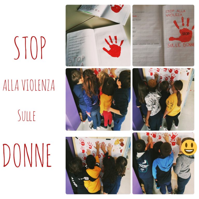 Scopri di più sull'articolo Stop alla violenza sulle donne – classe 2B Scuola Primaria via Maratona