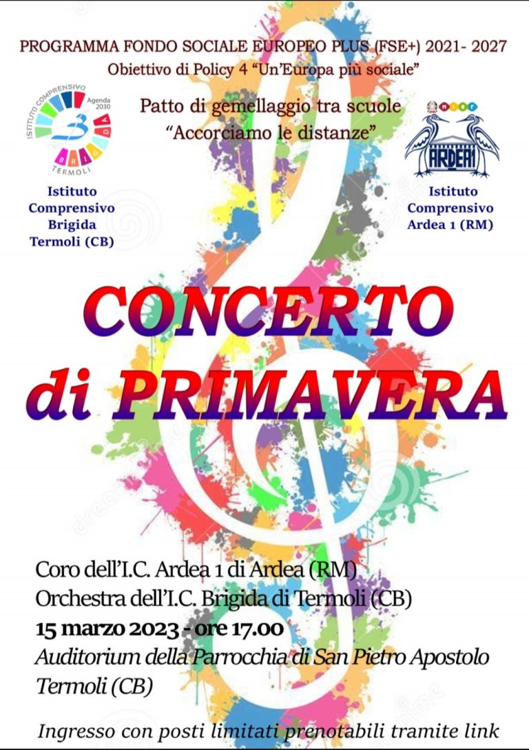 Scopri di più sull'articolo CONCERTO DI PRIMAVERA